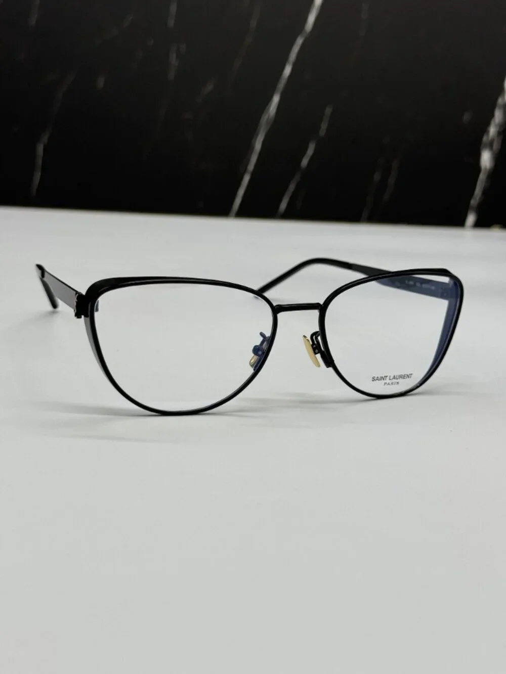 NEW SAINT LAURENT SLM92 003 EYEGLASSES WOMEN CAT EYE BLACK EYEWEAR SL M92